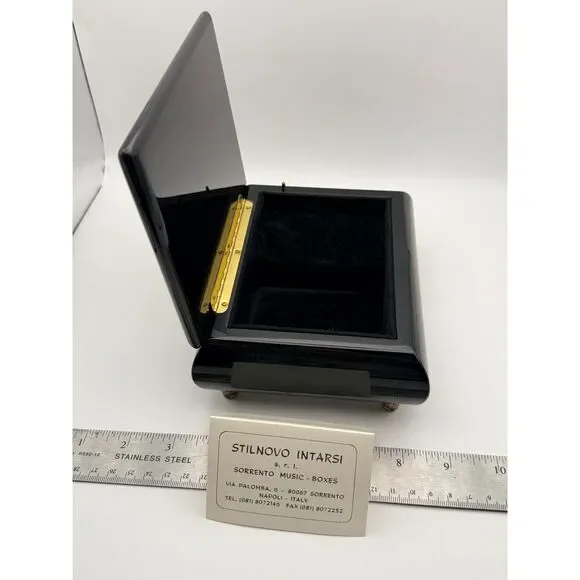 Stilnovo Intarsi music box in excellent condition - Vintage/Estate - Picture 3 of 5